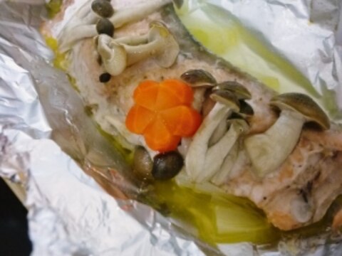 オーブントースターで簡単に 鮭のホイル焼き レシピ 作り方 By かもめのタマゴ 楽天レシピ オーブントースターで簡単に 鮭のホイル焼き レシピ 作り方 By かもめのタマゴ 楽天レシピ